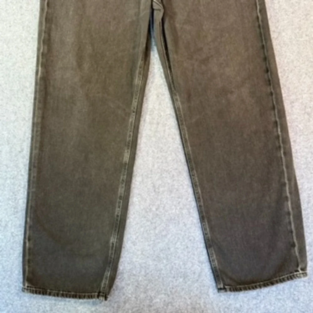 Diesel D-Macro Jeans 2001 5 POCKET Loose Straight Fit Men Fade Black Denim 34x32